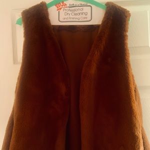 Faux Fur Stella & Dot vest